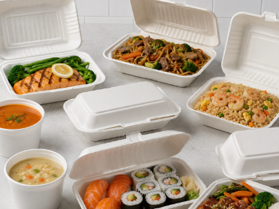 Line 02 Hinged-Lid Clamshell