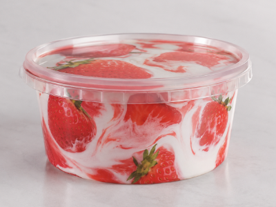 IML Food Container with Film Inside
