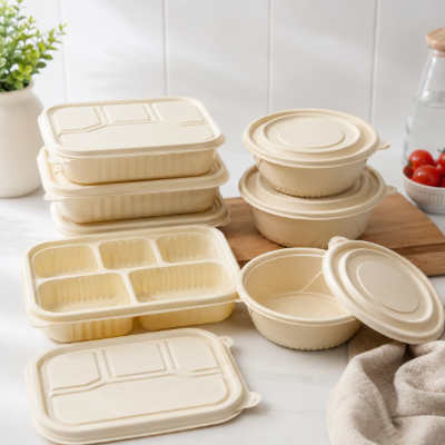 Cornstarch Meal Prep Containers
