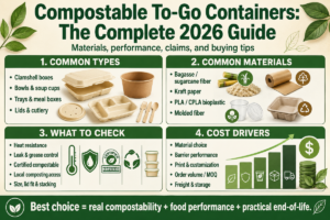 Compostable To-Go Containers: The Complete 2026 Guide