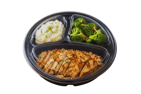 3-compartment entree and sides container
