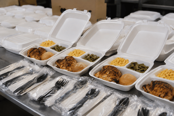 Catering and events bulk meal boxes