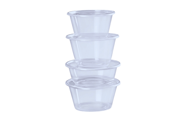 Clear Round PET Bowl 3-Caliber Series