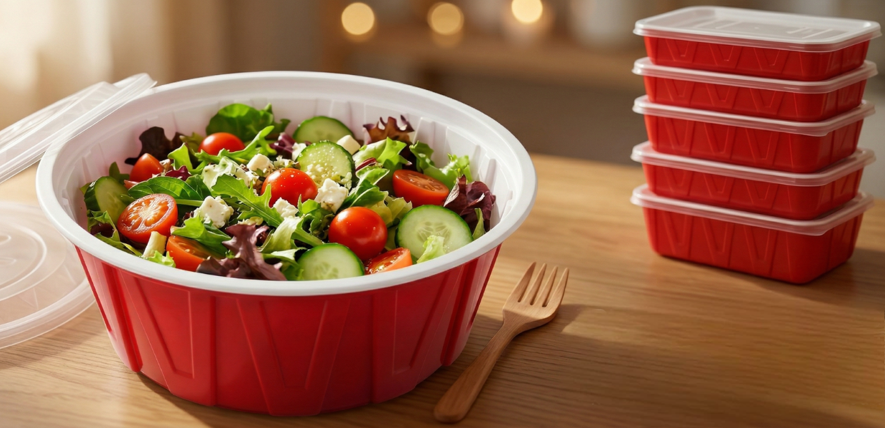 Custom Food Packaging Branding Options including Logo Printing, Custom Molds, and IML