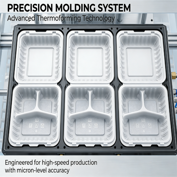 Custom Take-Out Containers Logo Printing In-Mold Labels Production