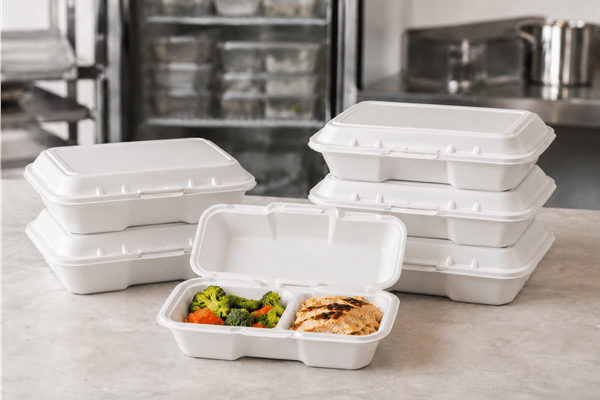 Stackable MFPP containers for Meal Prep Services