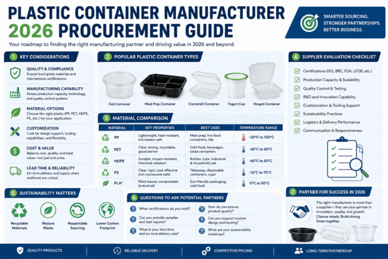 Plastic Container Manufacturer 2026 Procurement Guide