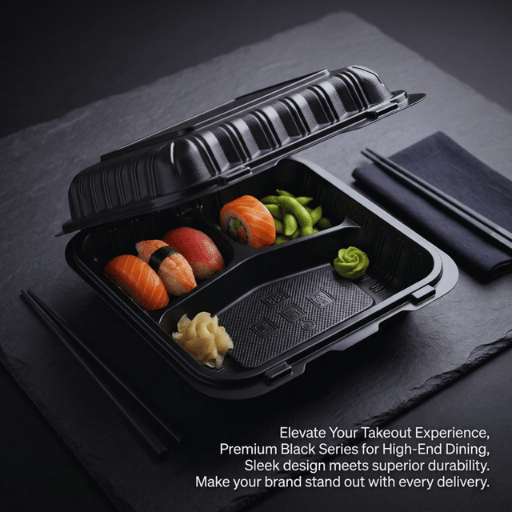 Plastic Hinged Food Container Detail - Seal