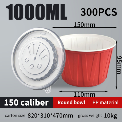 Red & White Blister-Pack Containers