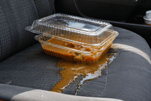 Visual demonstration of Seal Failure in hinged containers