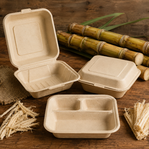Sugarcane Bagasse Packaging