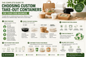 The Complete Guide to Choosing Custom Take-Out Containers for Your Food Business