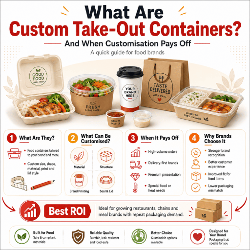 What Are Custom Take-Out Containers (And When Customisation Pays Off)