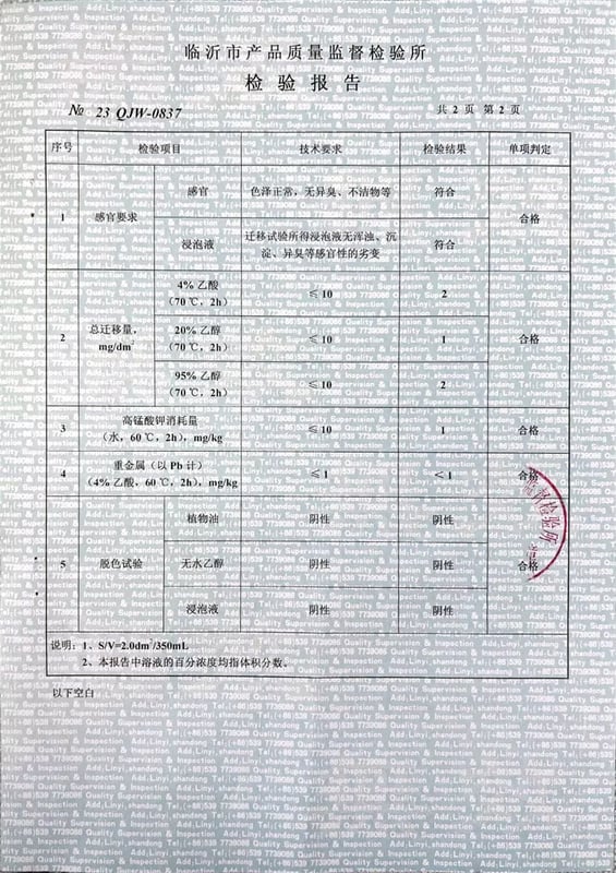 Compliance Certificate 3