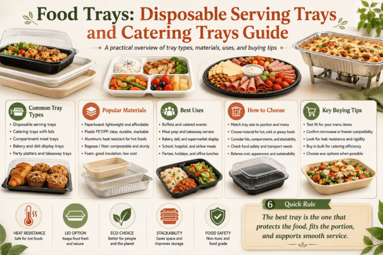 Food Trays: Disposable Serving Trays and Catering Trays Guide