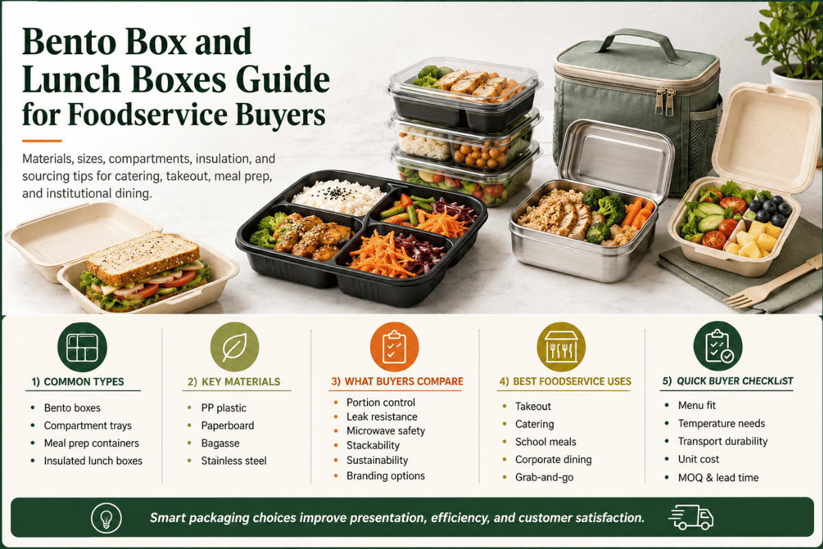 Bento Box and Lunch Boxes Guide for Foodservice Buyers