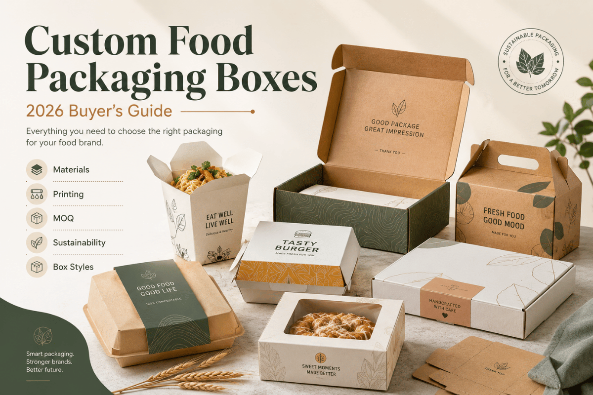 Custom Food Packaging Boxes: 2026 Buyer's Guide