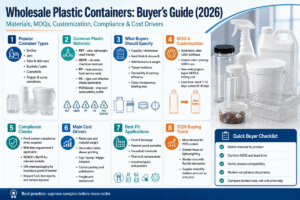 Wholesale Plastic Containers: Buyer's Guide (2026)