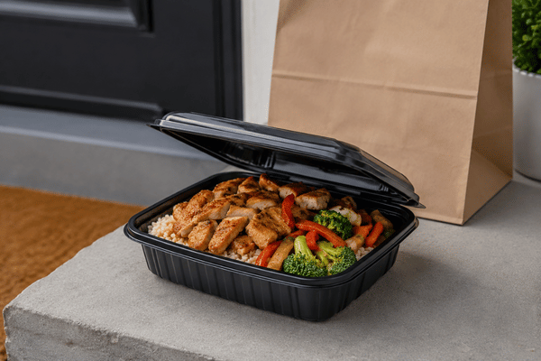 Leak-resistant food delivery container