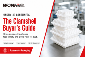 Hinged Lid Containers: The Clamshell Buyer's Guide (2026)