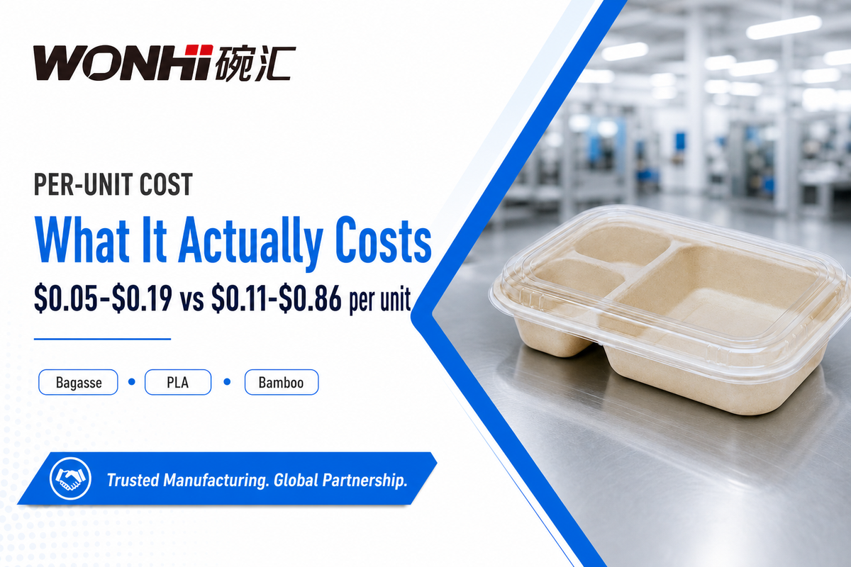 What Sustainable Food Packaging Actually Costs Per Unit — Wanhui