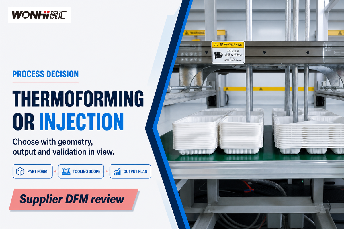 Thermoforming vs Injection Molding: Choose the Cost Path That Matches the Pack