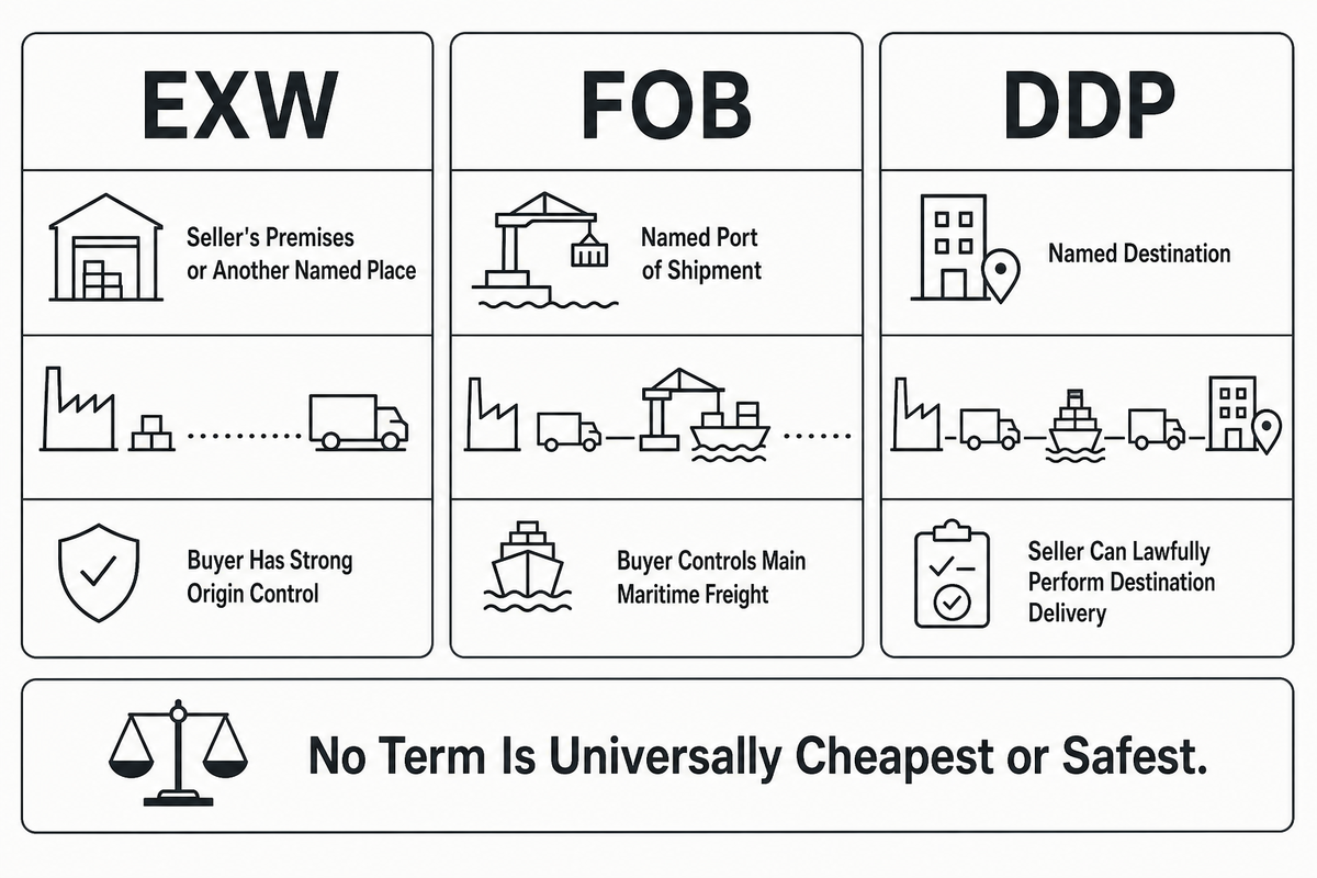 Choosing FOB, EXW or DDP for Food Packaging Imports Choosing FOB, EXW or DDP for Food Packaging Imports
