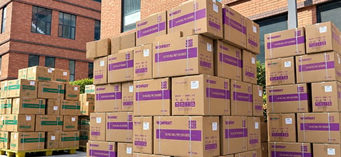 Final shipment preparation in warehouse facility