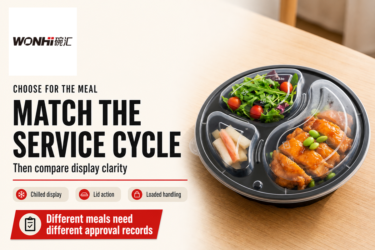 Choose the service cycle and closure requirements before judging empty-tray appearance.