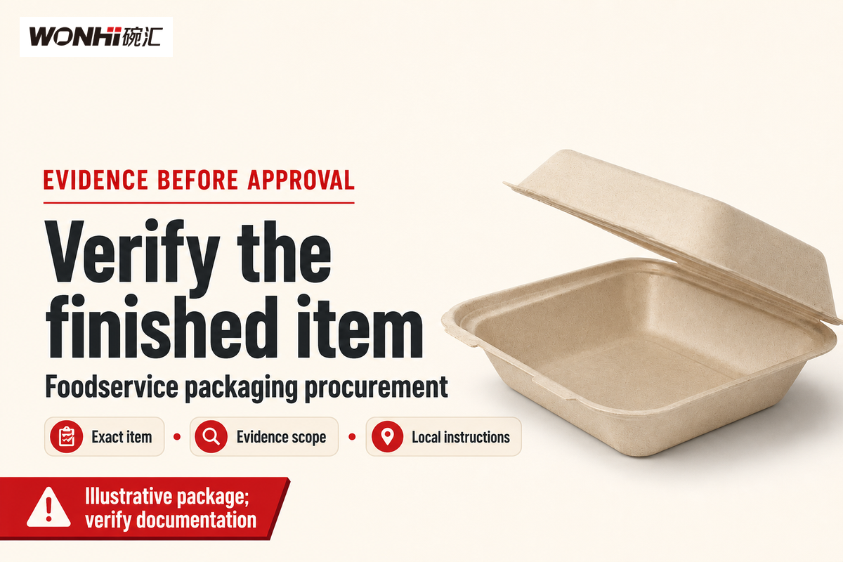 Verify the offered construction and item listing; BPI and ASTM D6400-26 public scope.