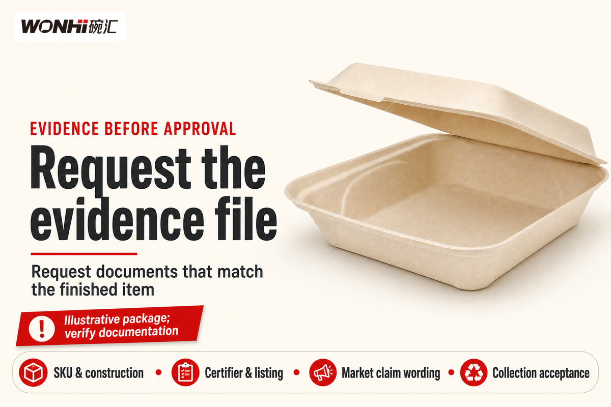 Supplier records must identify the finished item, claim and collection route; FTC and BPI.