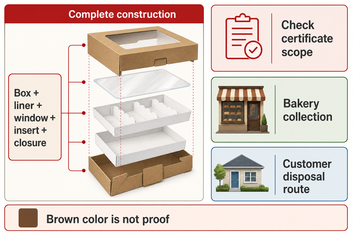 Verify the finished assembly and both disposal routes; EPA and FTC guidance.