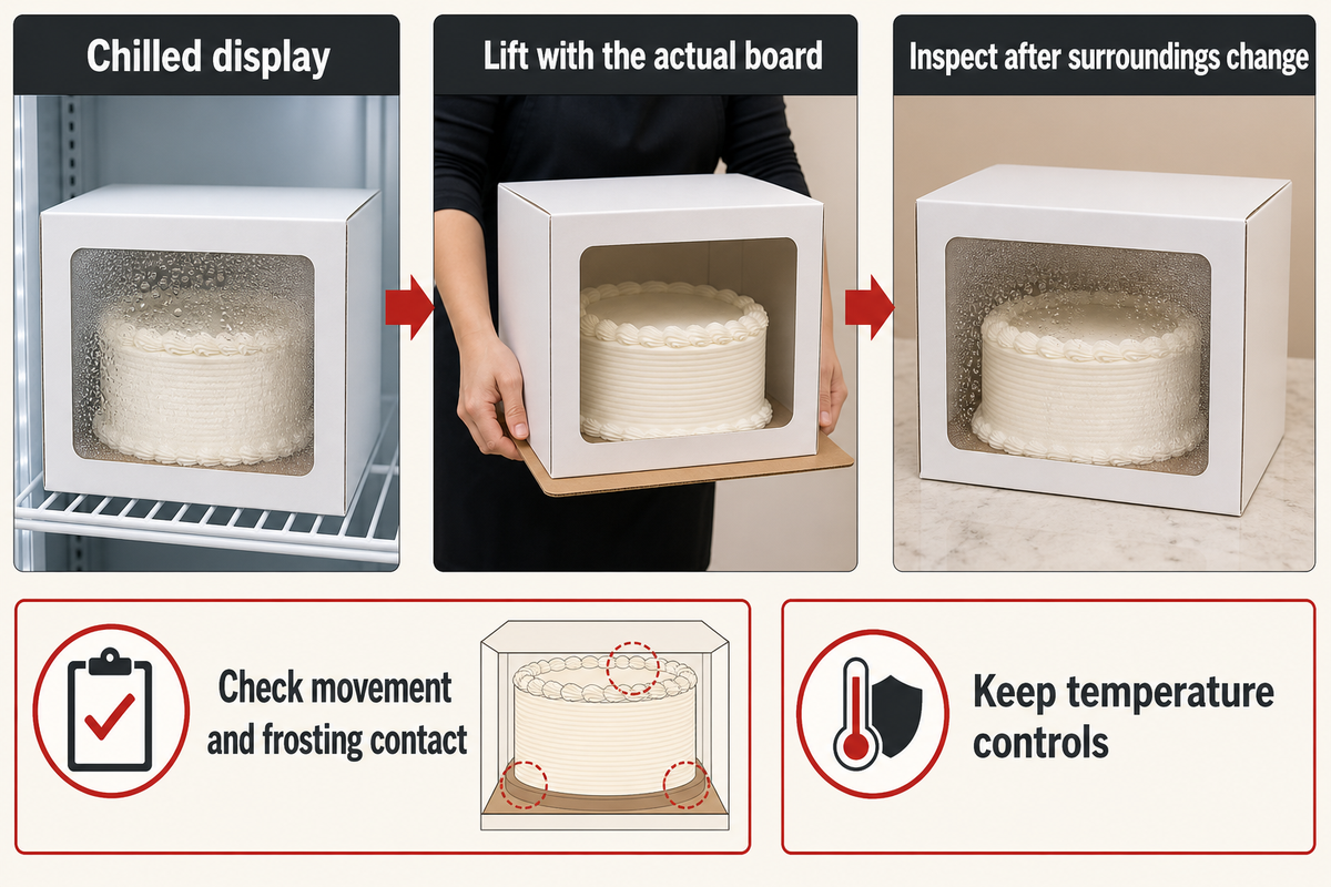 Check board movement, frosting and condensation while retaining temperature controls; Wanhui proposed observation.