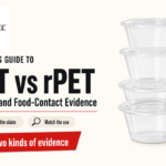 PET vs. rPET: 2 pruebas para empaques para alimentos