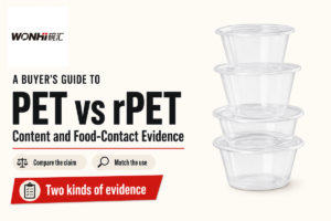 PET vs rPET: 2 Evidence Checks for Food Packaging