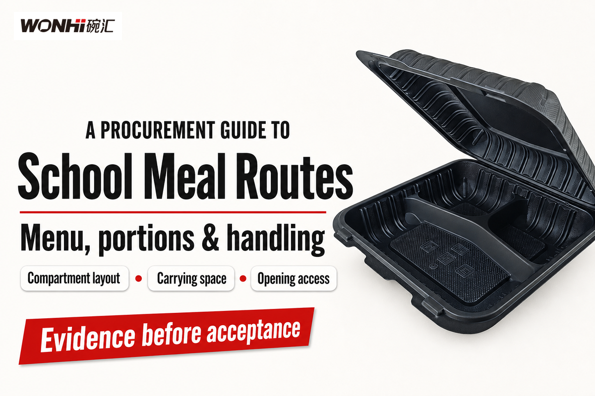 School lunch trays: nutrition, portions and cafeteria handling