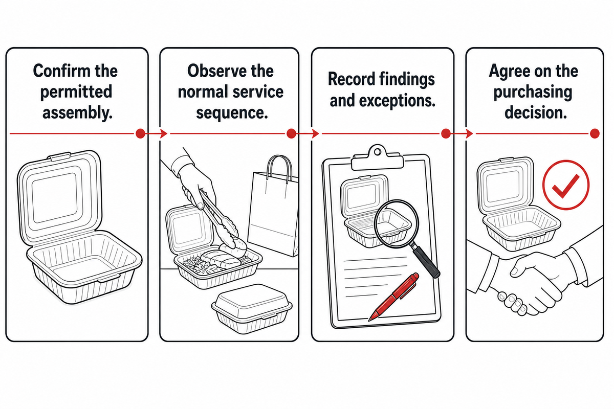 Run a route trial before accepting a bulk order